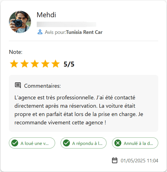 Avis client sur Plany