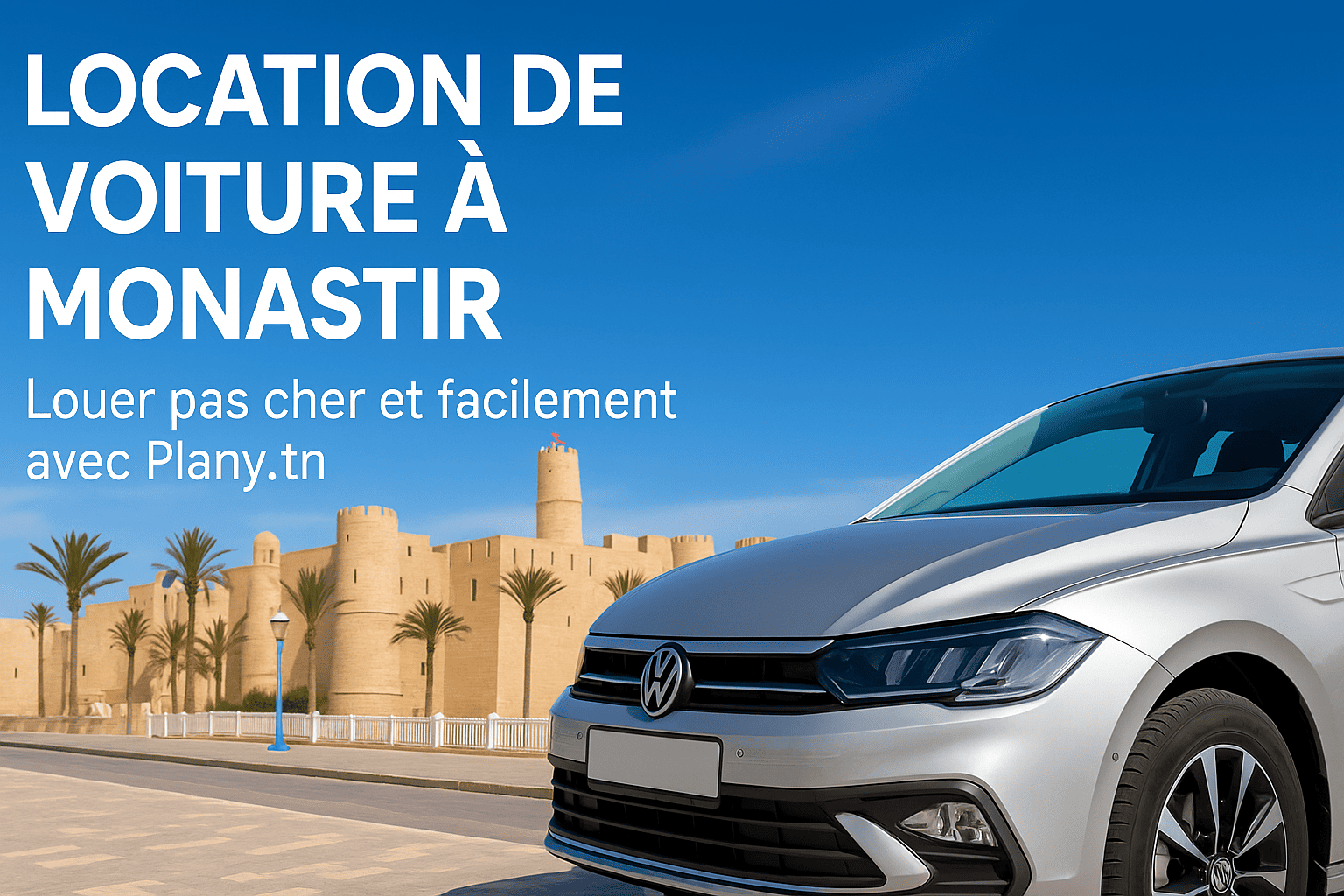 Location de voiture à Monastir : louer pas cher avec Plany.tn