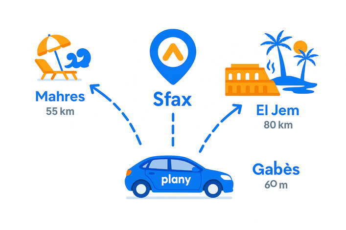 Excursions recommandées depuis Sfax